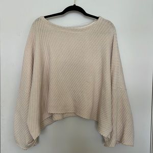 Free People Oversized Knit Sweater